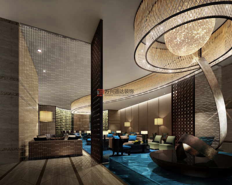北京萬(wàn)興通達(dá)辦公裝修項(xiàng)目-鉑爾曼酒店裝修案例效果圖