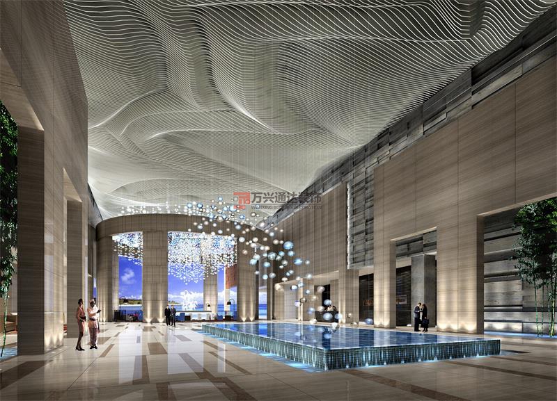 北京萬(wàn)興通達(dá)辦公裝修項(xiàng)目-鴻洲游艇國(guó)際酒店裝修案例效果圖