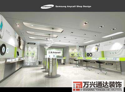 數碼店裝修設計施工案例家電店面裝修設計效果圖店面裝修效果圖
